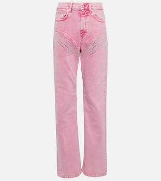 Crystal-embellished wide-leg jeans | Y/Project