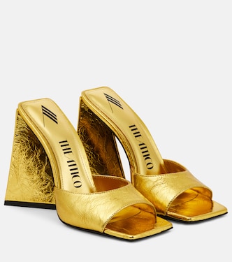 Mules Devon de piel laminada | The Attico