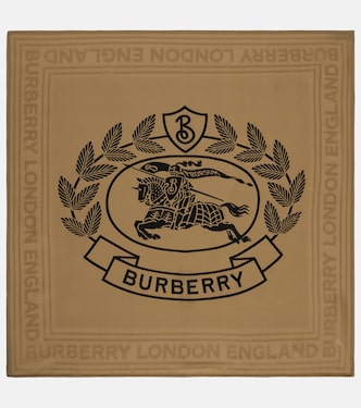 Foulard imprimé en soie | Burberry