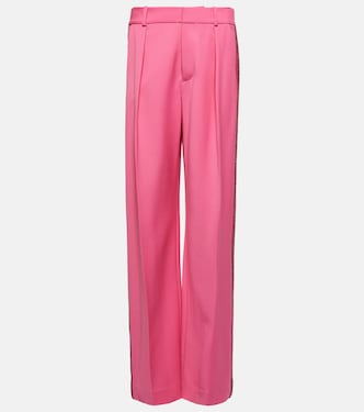 Pantalon ample en laine à ornements | Area