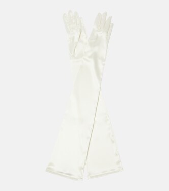 Bridal - Guanti in raso di misto seta | Dolce&Gabbana