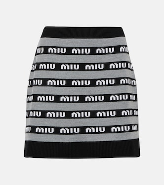 Minirock aus Jacquard | Miu Miu