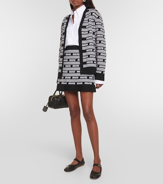 Minirock aus Jacquard | Miu Miu