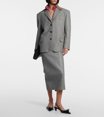 Oversize-Lederjacke | Prada