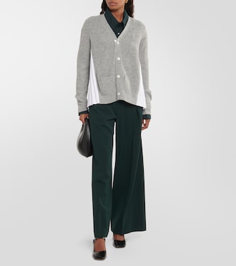 Cárdigan de algodón plisado | Sacai
