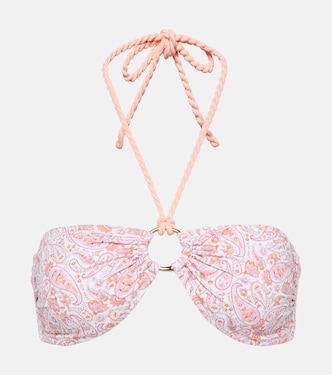 Top bikini Muskmelon Bay con stampa | Heidi Klein
