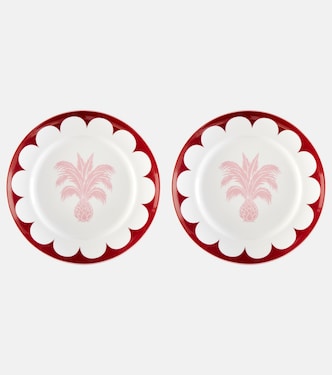 Jaipur set of 2 dessert plates | Aquazzura Casa