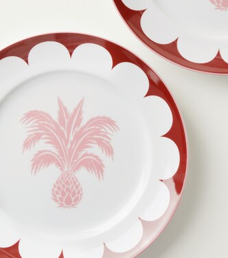 Jaipur set of 2 dessert plates | Aquazzura Casa