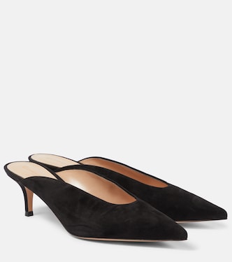 Mules in suede | Gianvito Rossi