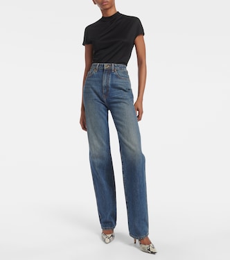 Jeans regular Danielle a vita alta | Khaite