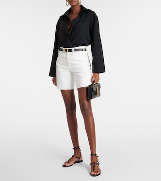 Shorts Russel de denim de tiro alto | Nili Lotan