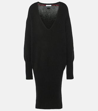 Vestido midi de mezcla de cachemir | Ferragamo