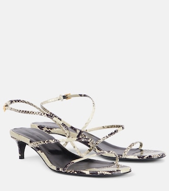 Sandali Loop 35 in pelle stampata | Khaite