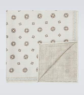 Silk pocket square | Brunello Cucinelli