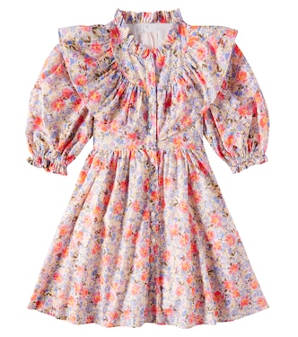 Bedrucktes Kleid aus Baumwoll-Voile | Petite Amalie  