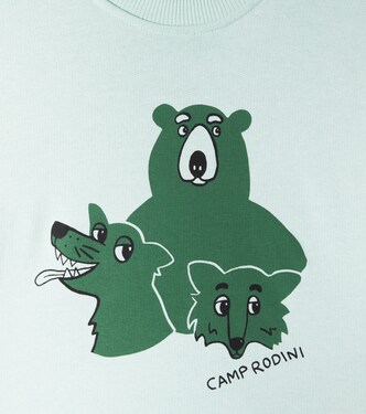 Sudadera de jersey de algodón estampada | Mini Rodini