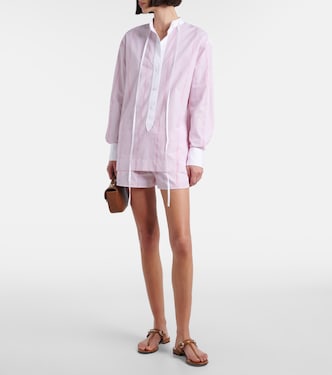 Striped cotton fil coupé shirt | Gucci
