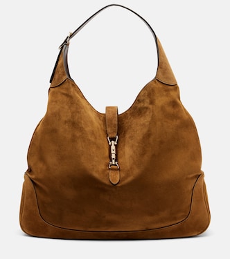 Jackie 1961 Large suede tote bag | Gucci
