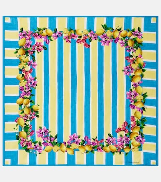 Bedrucktes Tuch aus Seiden-Twill | Dolce&Gabbana