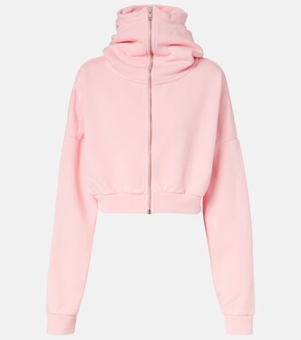 Cropped cotton jersey sweatshirt  | Entire Studios