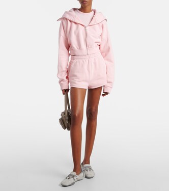 Cropped cotton jersey sweatshirt  | Entire Studios