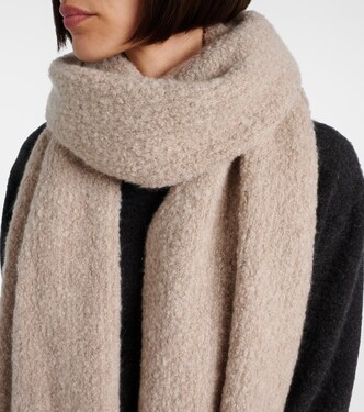 Luthgard cashmere, alpaca wool, and silk scarf | The Row