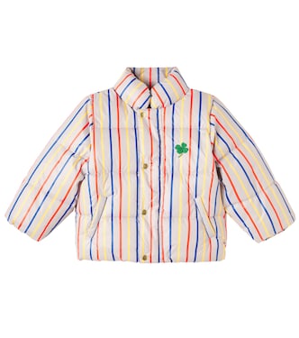 Clover striped puffer jacket | Mini Rodini