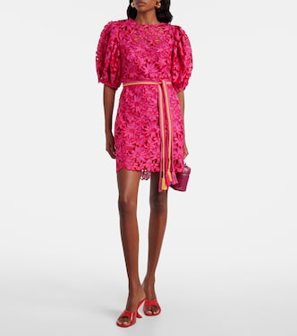Belted lace minidress | Farm Rio