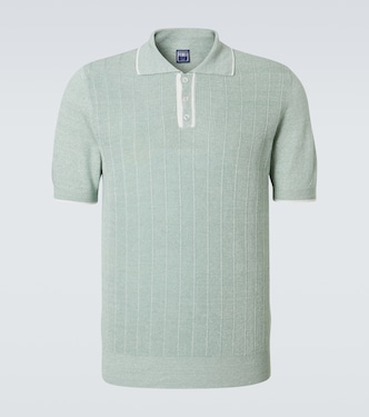 Dodo linen and cotton polo shirt | Fedeli