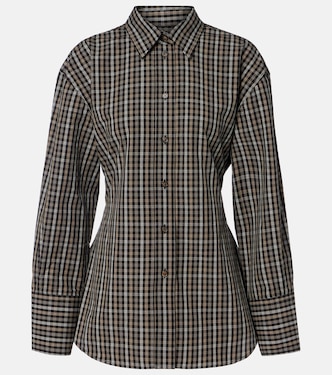 Checked cotton shirt | Róhe