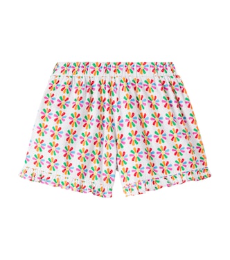 Catavento printed cotton shorts | Fábula