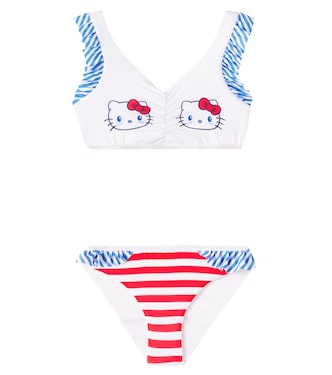 x Hello Kitty striped bikini | Monnalisa