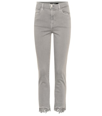 Ruby cropped high-rise skinny jeans | J Brand