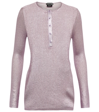 Top de cachemir y seda acanalado | Tom Ford