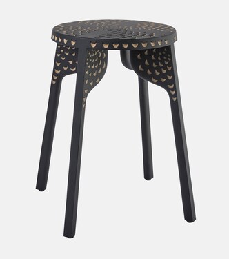Tattoo Pheasant maple stool | Zanat