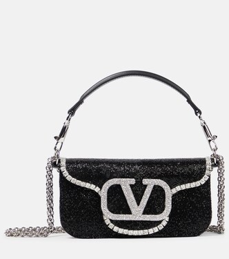Locò Small beaded shoulder bag | Valentino Garavani