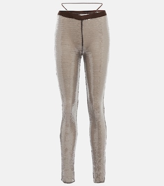 Sequined leggings | Nensi Dojaka