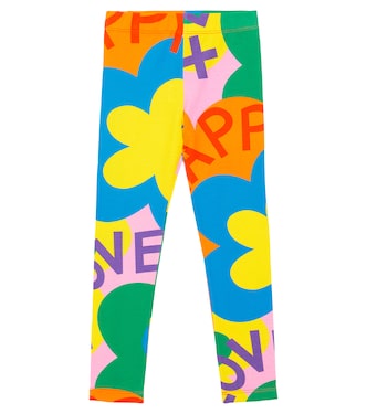 Printed cotton-blend leggings | Stella McCartney Kids