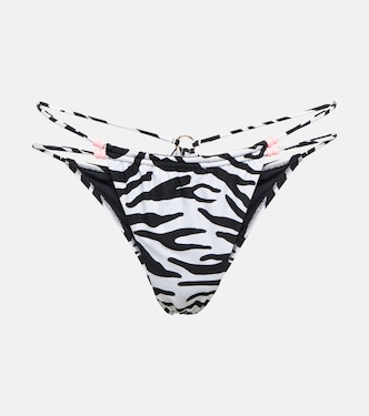 Slip bikini Theresa con stampa zebrata | Reina Olga