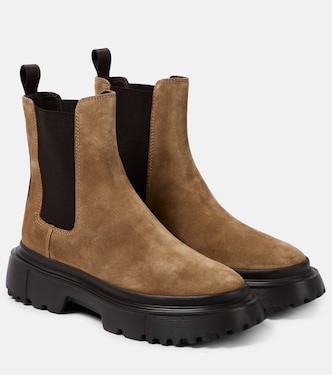 Bottines Chelsea H619 en daim | Hogan