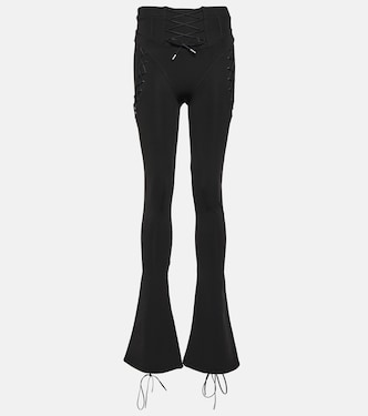 Pantaloni flared con cut-out | Off-White