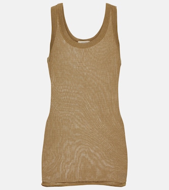 Tank top en jersey de seda | Lemaire