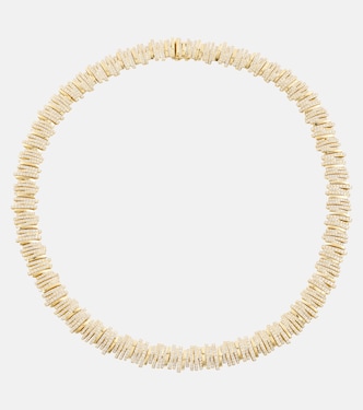 Halskette aus 18kt Gelbgold mit Diamanten | Suzanne Kalan