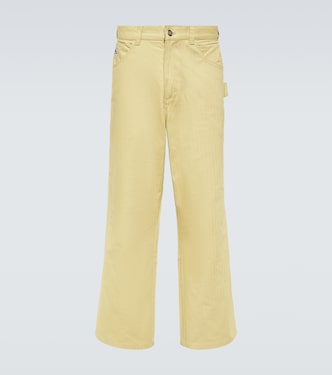 Brook cotton canvas wide-leg pants | Bode