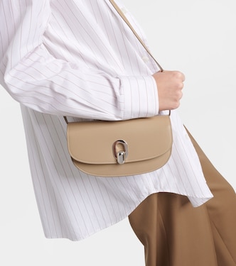 Tondo Crescent leather shoulder bag | Savette