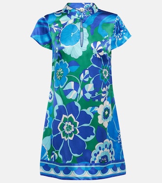 Floral silk minidress | Rixo