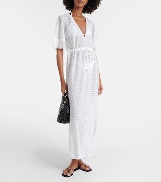 Phoebe fringed kaftan | Melissa Odabash
