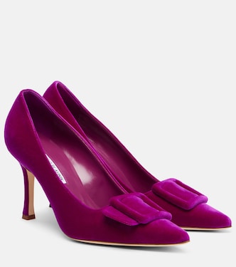 Pumps Maysale 90 aus Samt | Manolo Blahnik