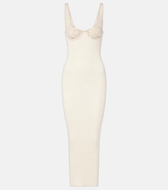 Ribbed-knit cotton midi dress | Magda Butrym
