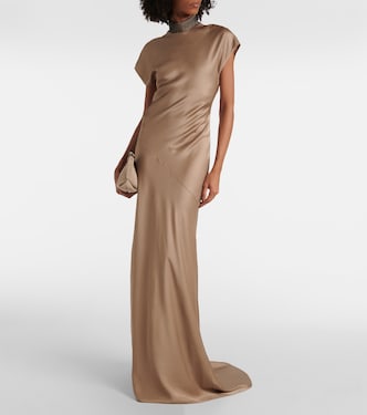Verziertes Maxikleid | Brunello Cucinelli